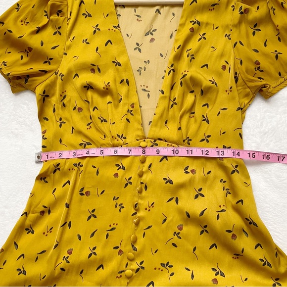 UO Satin Floral Print Mini Dress - Picture 8 of 14